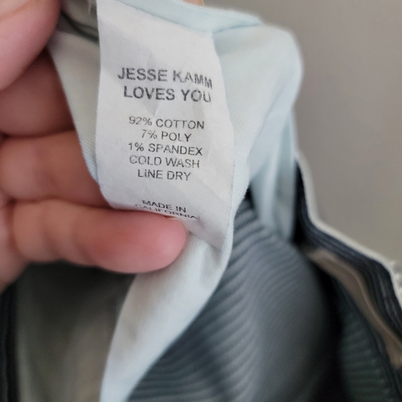 Jesse Kamm Handy Pant in Navy/White Stripe size 4 NWT - Picture 12 of 13